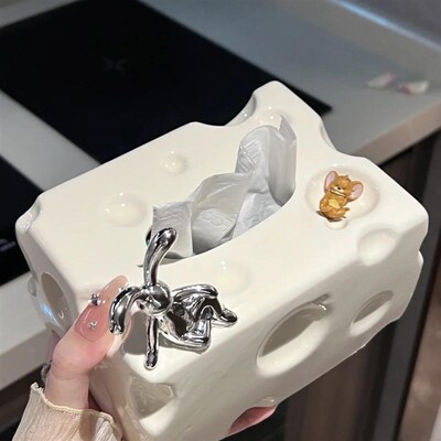 Tissue Box Cover Facial Napkin Holder Modern Napkins