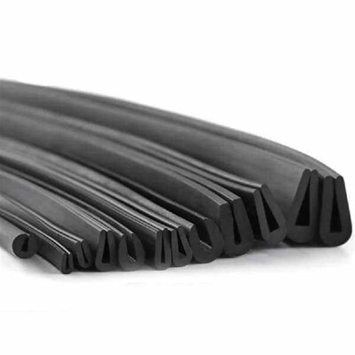1/2/3/5/10M Black Rubber Edge Strip U Section Anti Oil Seal