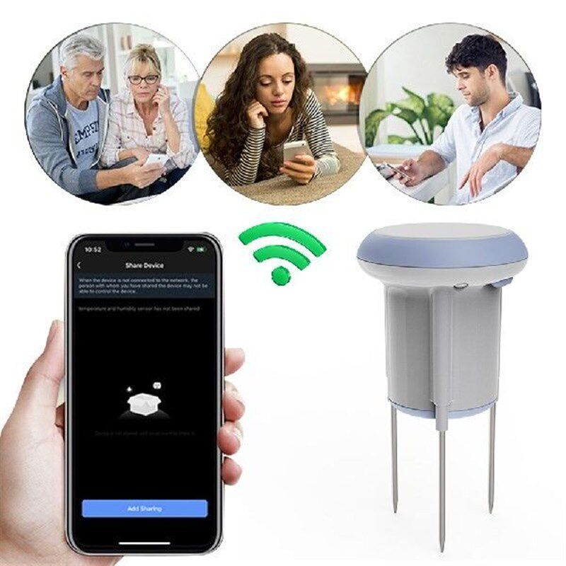 Soil Moisture Sensor APP Humidity Temperature Sensor 2.4GHz