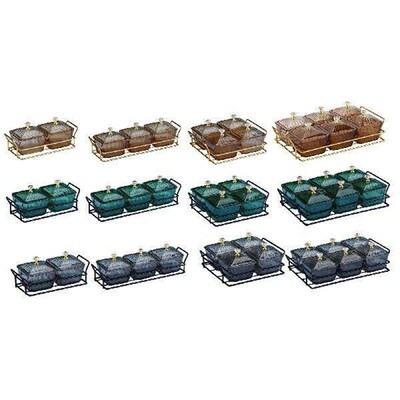 Divided Serving Platter Appetizer Serving Tray Seasoning
