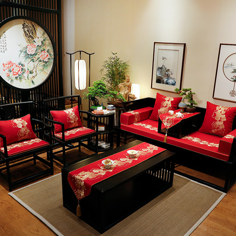 红木沙发坐垫中式餐桌椅圈椅茶椅垫久坐座椅靠垫家用椅子垫子定制,居家布艺,椅垫,淘宝优惠券,粉丝福利购,淘宝优惠卷