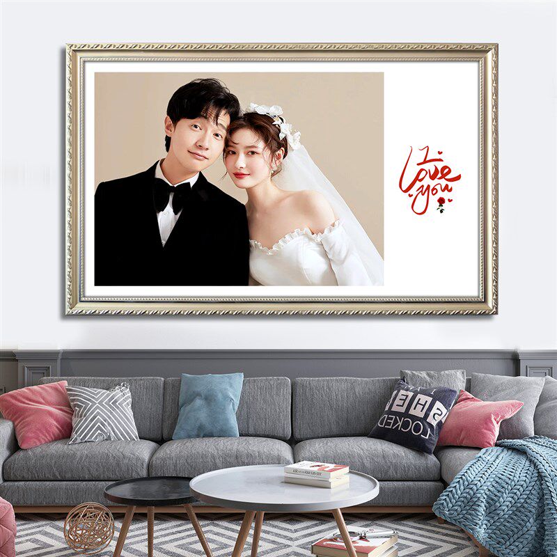 婚纱照相框挂墙放大定制3寸8加洗结婚照片打印洗印冲洗制作相片,家居饰品,相框/画框,淘宝优惠券,粉丝福利购,淘宝优惠卷