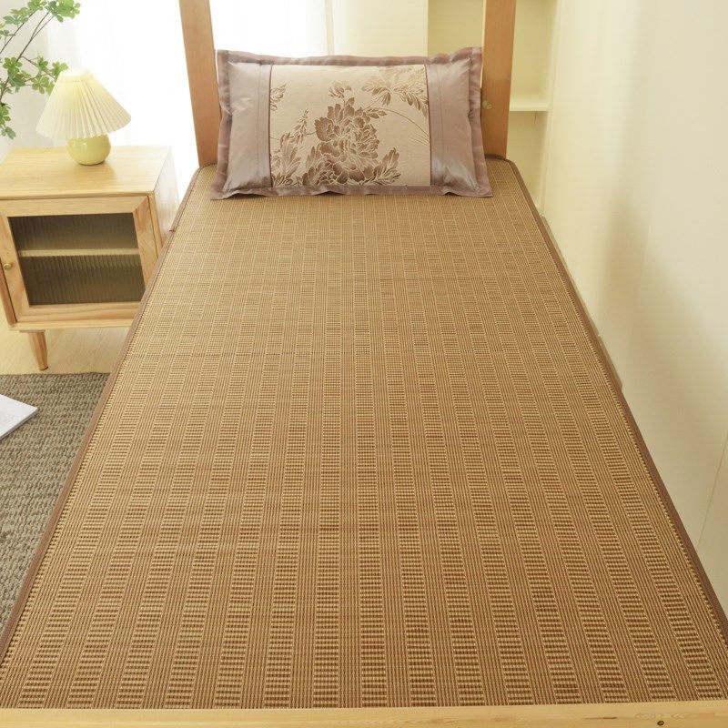 学生宿舍床竹席夏天冰丝凉席寝室上铺单人席子可折叠天然下铺草席,床上用品,竹席,淘宝优惠券,粉丝福利购,淘宝优惠卷