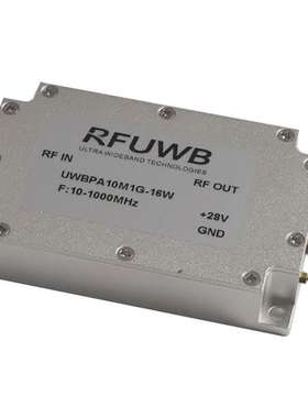 10-1000MHz 16W射频功放 宽带功放 射频功率放大器 UWB 功放模块