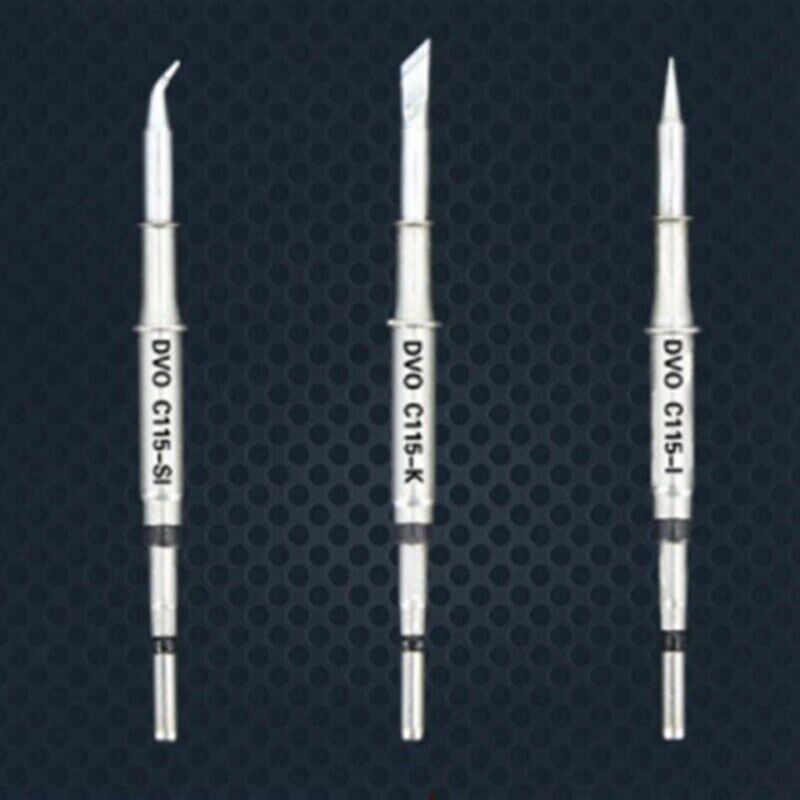 DVO 3Pcs Universal C115 Soldering Iron Tips Lead Free Weldin
