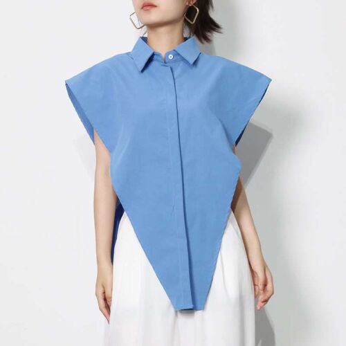 Design sense inverted triangle womens summer new fashion pe