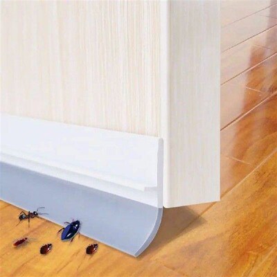 New PVC Door Seal Strip Flexible Soundproof Door Draft