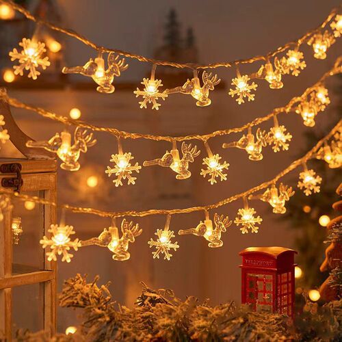 led elk light string decoration Christmas colorful lights