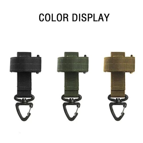 Outdoor Tactical Multi-purpose Nylon Hook Gloves Safety Clip
