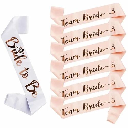 1Set Bride To Be Team Bride Satin Sash for Wedding Engagemen