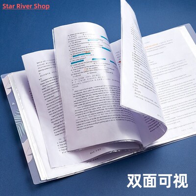 A4 Plastic Budget Binder File Folders For Documents 60 Pages