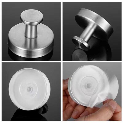 New Suction Cup Hooks Stainless Steel Waterproof Bathroom Sh