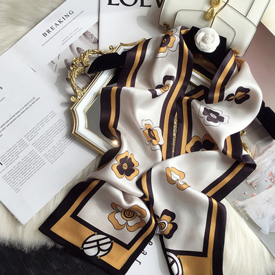 2021 spring Korean version of all-match women scarf silk han