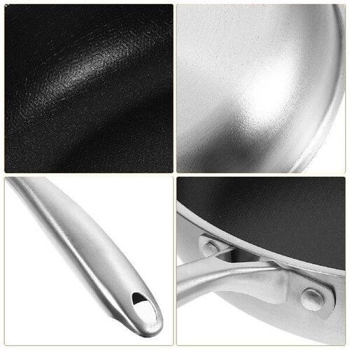 Stainless Steel Omelette Pan Frying for Eggs Pans Wok