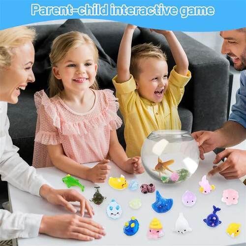 10pcs Mini Ocean Resin Animal Figures Tiny Sea Animal Figuri