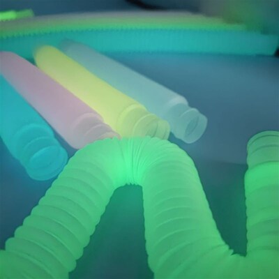 Macarone Luminous Tubes Sensory Fidget Toy Sress Relieve Toy