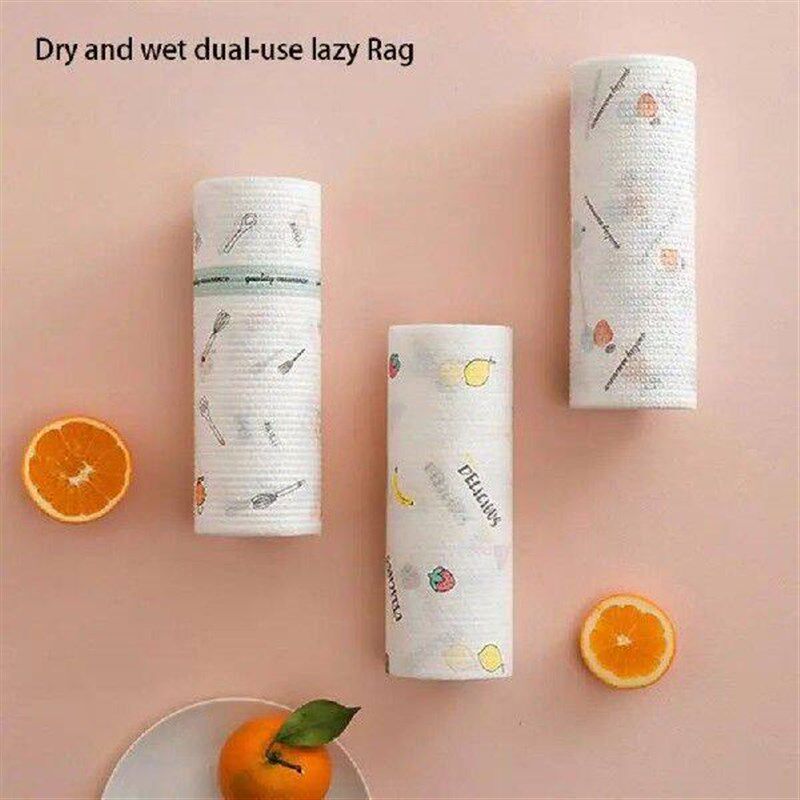 Reusable Cleaning Cloths Household Kitchen Disposable Rags - 实物图