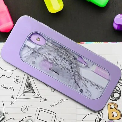 Protractor And Compass Set Student Geometry Math Set Draftin