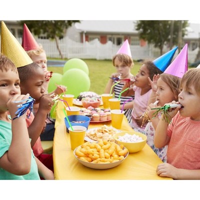 50-1000Pcs Drinking Plastic Black Straws Colorful Flexible W