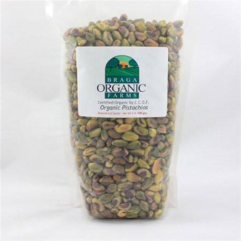 Braga Organic Farms Organic Roasted and Salted Pistachios - 实物图