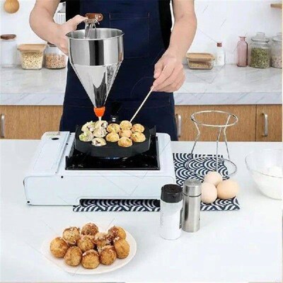 X7XA Stainless Steel Batter Dispenser Baking Supplies