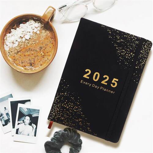 A5 Notebook Notepads 2025 Schedule Wear-resistant Delicate J