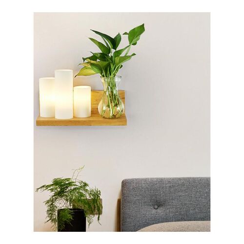 Nordic Glass Wall Lamp Wood Art Bedside Stairs Creative Appl