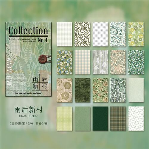 Vintage Time Warmth DIY Decorative Collage Backing Paper Flo