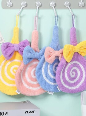 Kitchen Bathroom Coral Fleece Hand Towel Cute QuickDry Super
