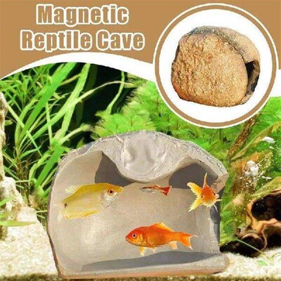 Magnetic Reptile Hide Cave Simulated Rock Appearance