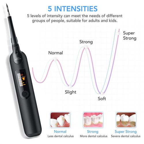 Electric Teeth Whitening Kit Dental Scaler with Mouth Mirror
