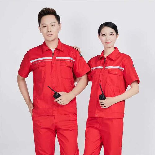 Summer Anti-static Work Clothes Set Mens Thin Work Clothes