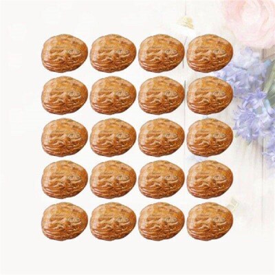 20 Pcs Home Decor Walnut Model Artificial High Simulation