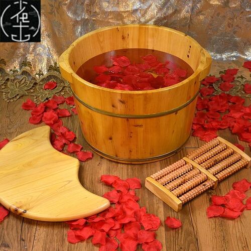 Foot bath bucket Plastic foot massage bucket Foot bath木盆