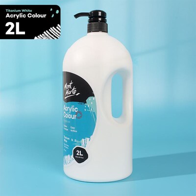 white acrylic paint Montmartre 300ml Fine art wall  painting
