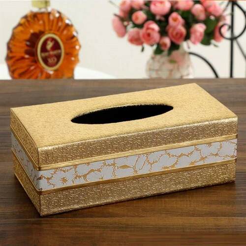 High Quality Leather Tissue Box Napkin Holder Paper Case Bat