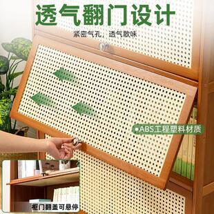 Display cabinet dustproof bookshelf multi-layer storage rack