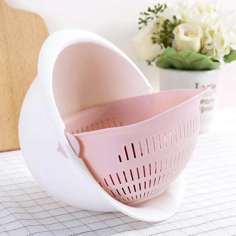 Kitchen Fruit Tray Removable Double Layer Fruit And Vegetabl