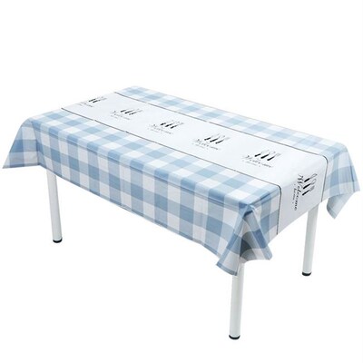 waterproof tablecloth plastic washable  table cover mat big
