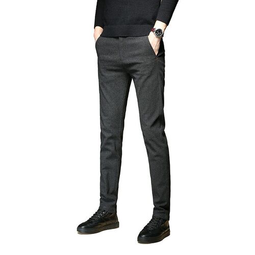 Casual Pants Mens New Autumn an Winter Stetch Slim Fit Men