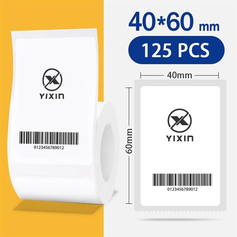 NiiMBOT 3/5/10 Rolls Paper For B1 B21 Thermal er White Adhes图片