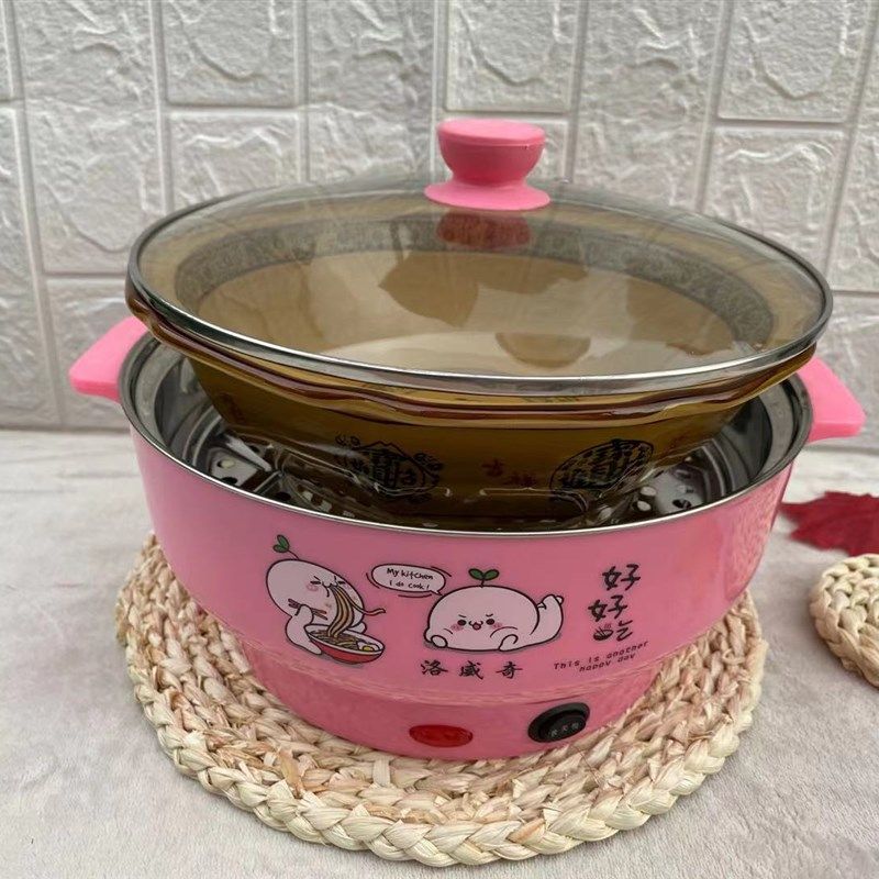 加热锅配蒸片篦子屉子一体多功能蒸煮锅卷饼食材加热锅电煮锅蒸锅,厨房电器,电热火锅/煎锅,淘宝优惠券,粉丝福利购,淘宝优惠卷