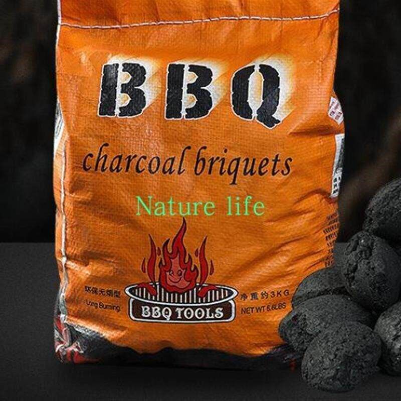 Outdoor barbecue charcoal is flammable. - 实物图