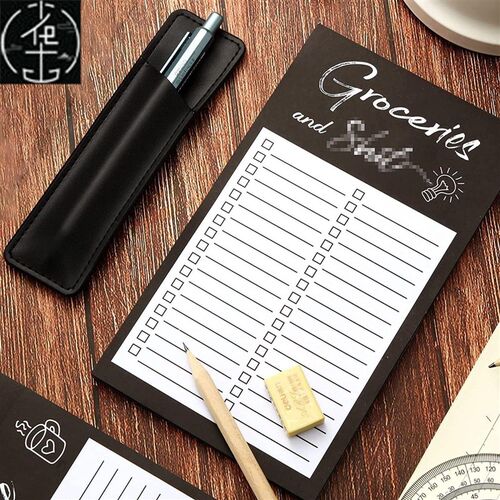 50Pages Magnetic Back Grocery List Planner Notepads Fridge