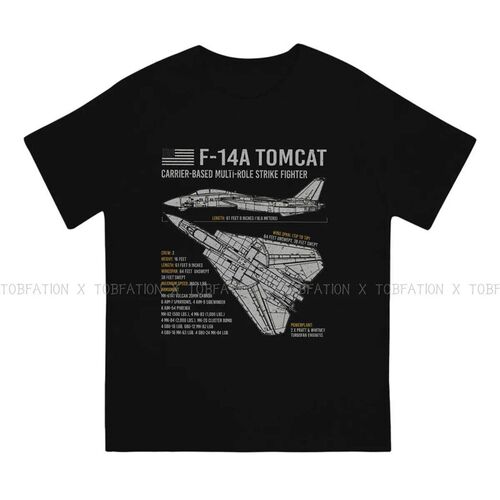 Top Gun Maverick Goose Film Fabric TShirt F-14 Tomcat US Nav