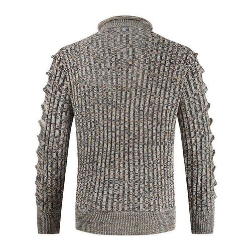 。Mens wear mens sweater autumn winter half high neck pers