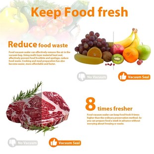 saengQ Vacuum Sealer Packaging Machine Food Vacuum Sealer Wi