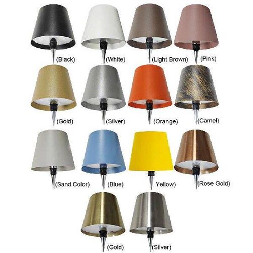 2Pcs LED Table Lamp 2000mAh USB Rechargeable Wireless Touch