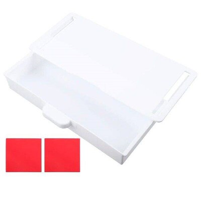 Under Desk Drawer Organizer Hidden Desktop Storage Box for