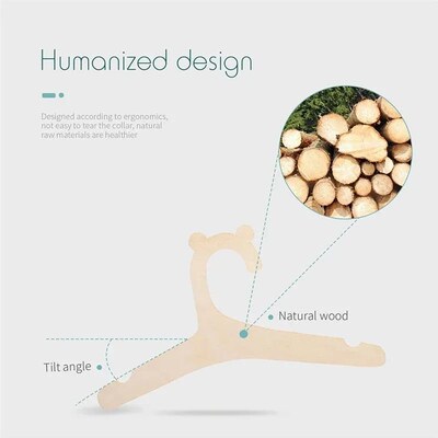 Baby Clothes Hangers Rack Wooden Baby Clothes Hanger Creativ